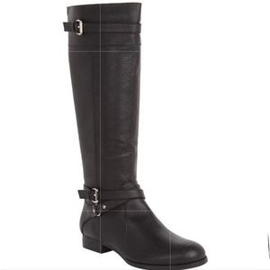 Comfortview Black Boots Knee High Leather NWOT